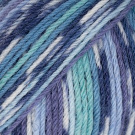 Drops Fabel 522 turquoise/bleu