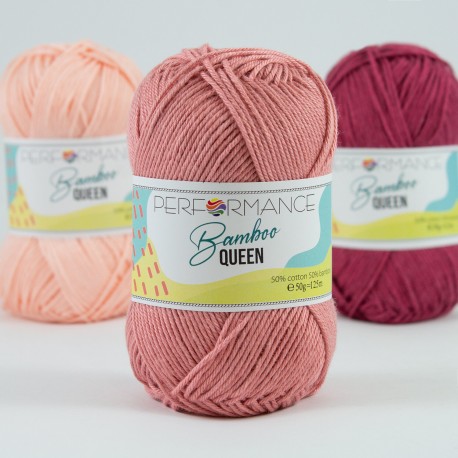 YARN GATE Bamboo Queen 2111 vieux rose