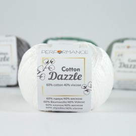 YARN GATE Cotton Dazzle 02 blanc