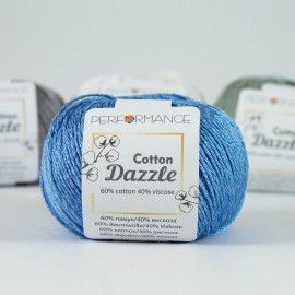 YARN GATE Cotton Dazzle 92 bleu