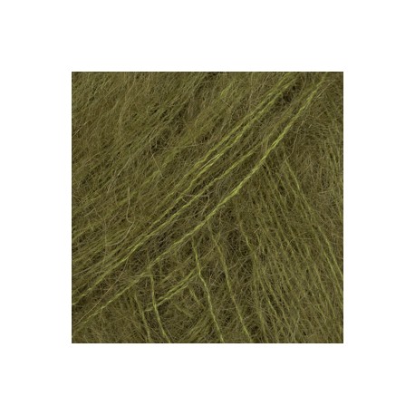 Drops kid silk 66 olive foncé